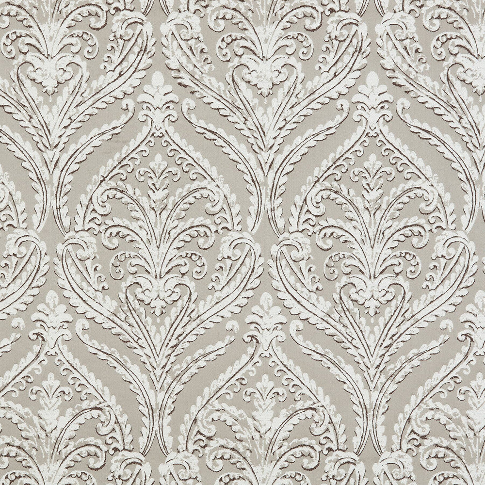 Bosworth 2 Taupe by Marcus William Fabric KAI/MARCUS WILLIAM METALLAH 54%POL 46%COT INDIA FLAME RETARDANT-N.F.P.A. 260A CLASS 1 CATB 117-2013 WYZENBEEK 100 000 DOUBLE RUB WEAR TEST (HEAVY DUTY) Horizontal: 13.750 and Vertical: 27.165 54 in - Fabric Carolina -