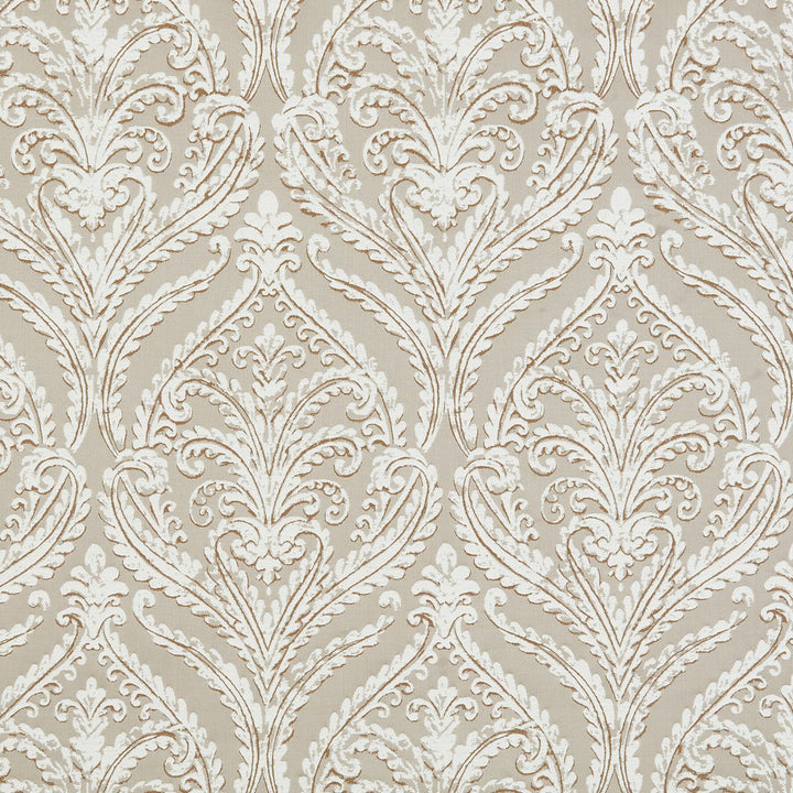 Bosworth 3 Mushroom by Marcus William Fabric KAI/MARCUS WILLIAM METALLAH 54%POL 46%COT INDIA Horizontal: 13.75 and Vertical: 27.165 54 in - Fabric Carolina -