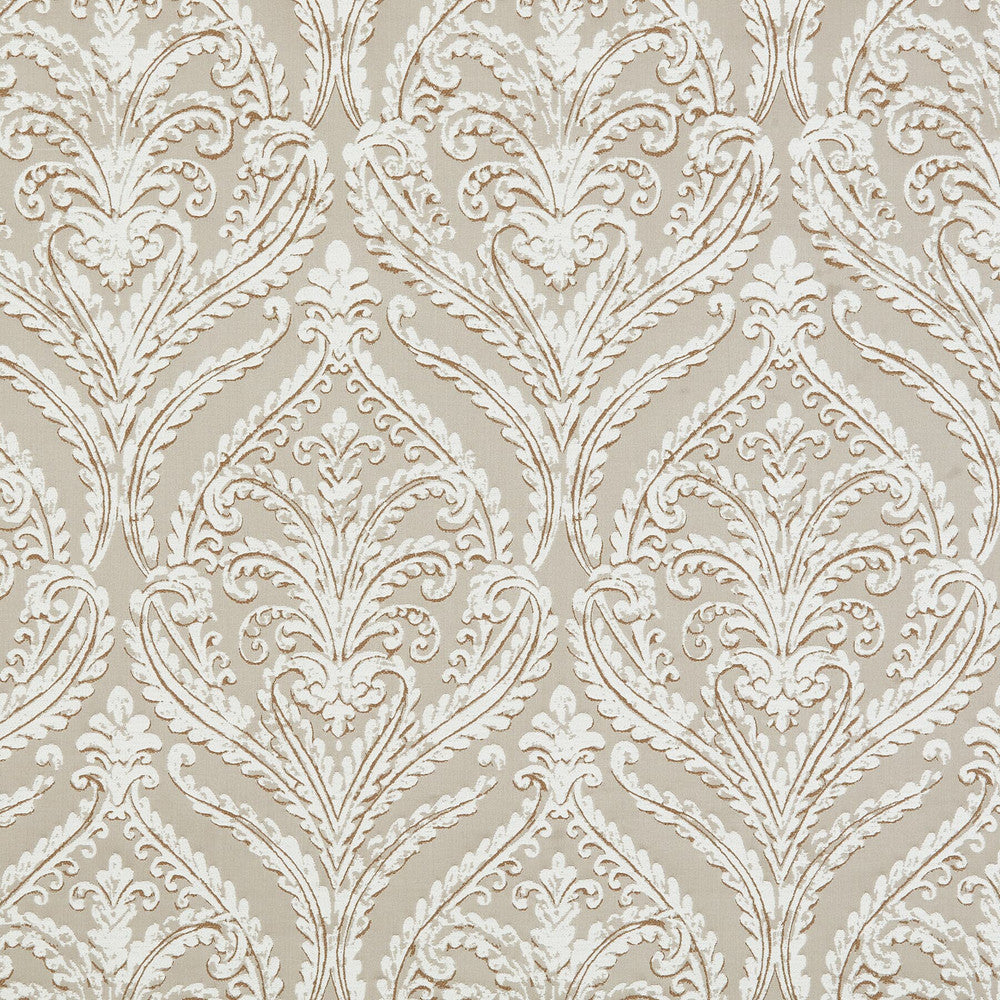 Bosworth 3 Mushroom by Marcus William Fabric KAI/MARCUS WILLIAM METALLAH 54%POL 46%COT INDIA </p><p>Repeat: 27.165 54 in - Fabric Carolina -