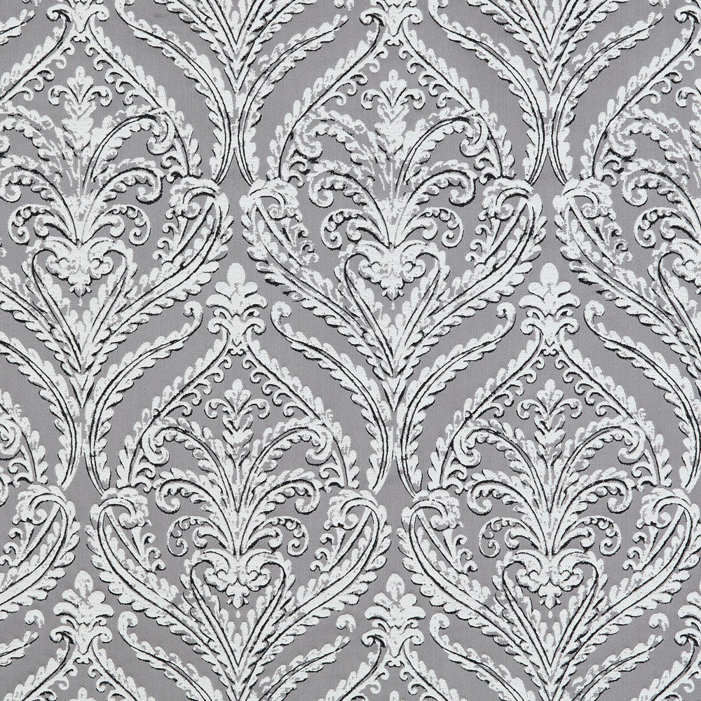 Bosworth 4 Nickel by Marcus William Fabric KAI/MARCUS WILLIAM METALLAH 54%POL 46%COT INDIA Horizontal: 13.75 and Vertical: 27.165 54 in - Fabric Carolina -