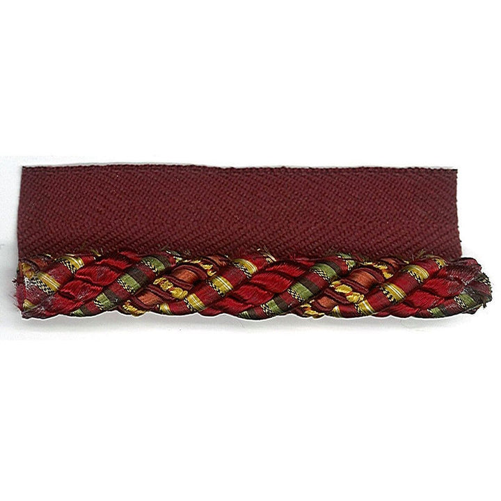 Boulevard 1 Ruby by Stout Trim Just Cords 55% Cotton 33% Spun Viscose 9% Polyester 3% Metallic CHINA Horizontal: 0 and Vertical: 0 0.38 in - Fabric Carolina -