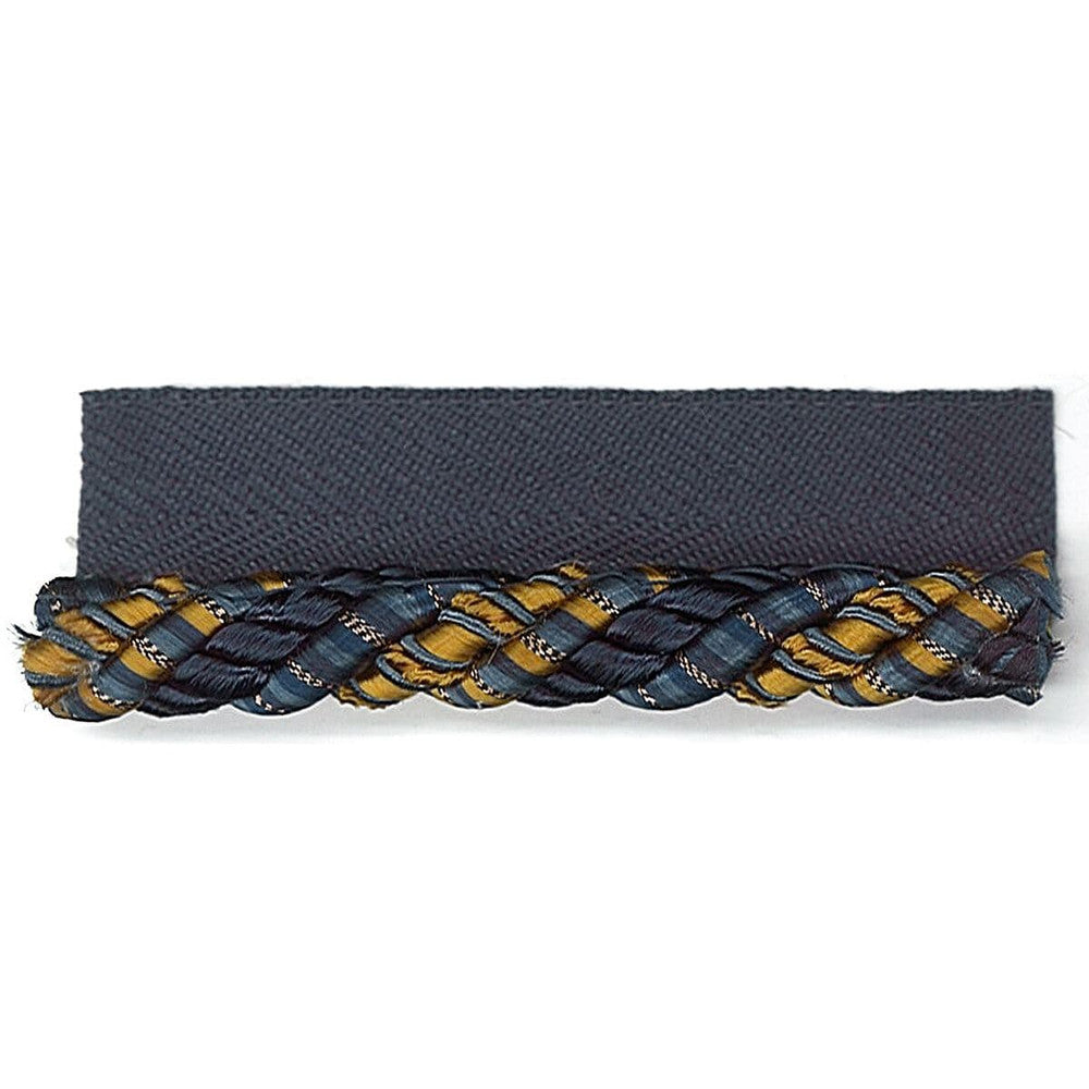 Boulevard 2 Navy by Stout Designer Trim JUST CORDS 55%COT 33%SVI 9%POL 3%MTL CHINA Horizontal: 0 and Vertical: 0 0.38 in - Swanky Fabrics -