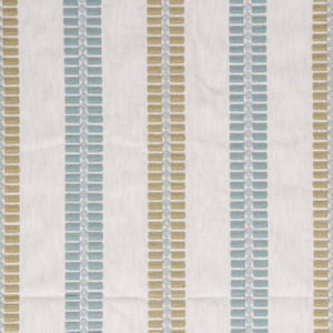 Bounty Aquamarine by Norbar Designer Fabric PRISM SEAVIEW 52% POLYESTER - 48% COTTON INDIA 1/2"V - 6 3/4"H 54 - Swanky Fabrics -