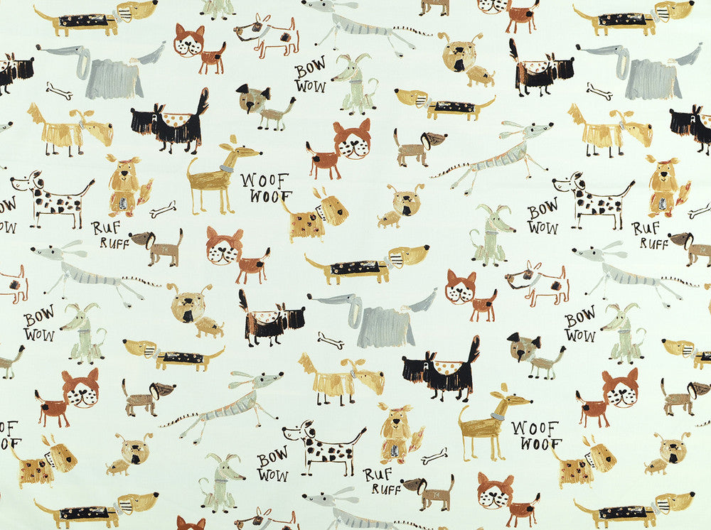 Bow Wow Pebble 129 by Covington Fabric 100% COTTON PAK 50000 Horizontal: 27 and Vertical: 27 54 - Fabric Carolina -