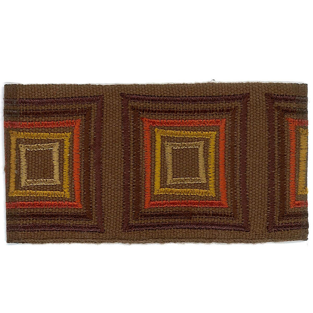 Boxcar 4 Java by Stout Designer Trim ACCENTS TAPES & BORDERS 100%SVI CHINA Horizontal: 2.000 and Vertical: 0.000 2 in - Swanky Fabrics -