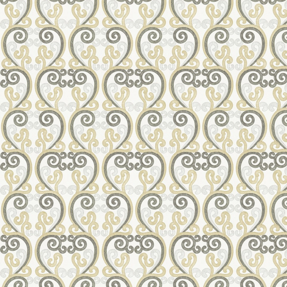 Boxster 2 Stone by Stout Fabric RAINBOW LIBRARY CHROME/NICKEL 100%COT %BEMB INDIA Horizontal: 12.625 and Vertical: 15.625 51.25 in - Fabric Carolina -