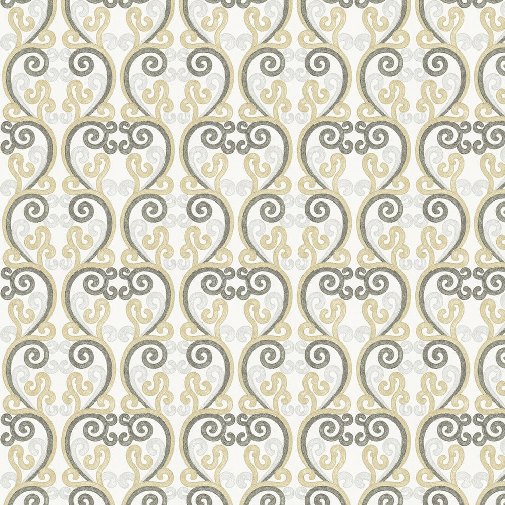 Boxster 2 Stone by Stout Fabric RAINBOW LIBRARY CHROME/NICKEL 100%COT %BEMB INDIA Horizontal: 12.625 and Vertical: 15.625 51.25 in - Fabric Carolina -