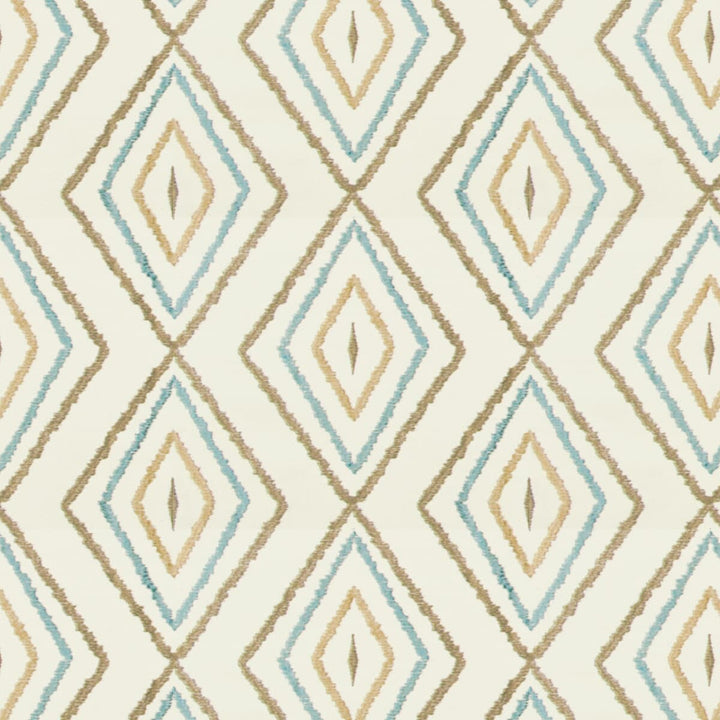 Bozeman 4 Mushroom by Stout Fabric RAINBOW LIBRARY PORCELAIN/ROYAL 38%SVI 31%POL 31%LIN %VEMB CHINA CATB 117-2013 FLAME RETARDANT-U.F.A.C. CLASS 1 Horizontal: 9 and Vertical: 7.875 54 in - Fabric Carolina -