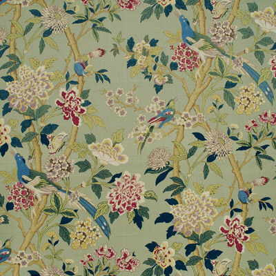 Hydrangea Bird Aqua/Rose by G P & J Baker Fabric G P & J Baker Fabric Hydrangea Bird Aqua/RoseFabric HIDCOTE LINEN - 100% Thailand </p><p>Repeat: H: 26.398, V: 43.34 53.978 - Fabric Carolina -