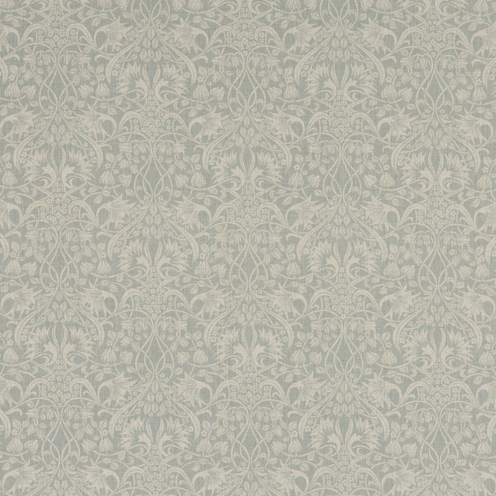 Fritillerie Aqua by G P & J Baker Fabric ORIGINALS V VISCOSE - 85%;LINEN - 15% United Kingdom HEAVY Horizontal: 13.002 and Vertical: 13.396 53.978 - Fabric Carolina -