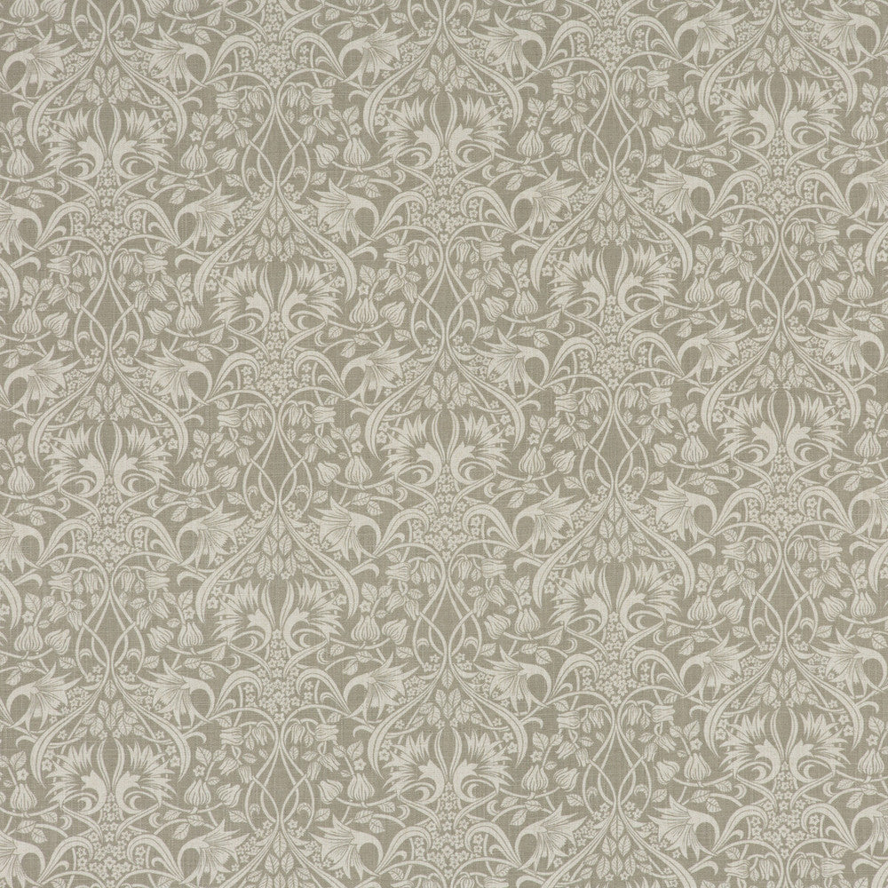Fritillerie Warm Grey by G P & J Baker Fabric ORIGINALS V VISCOSE - 85%;LINEN - 15% United Kingdom HEAVY Horizontal: 13.002 and Vertical: 13.396 53.978 - Fabric Carolina -