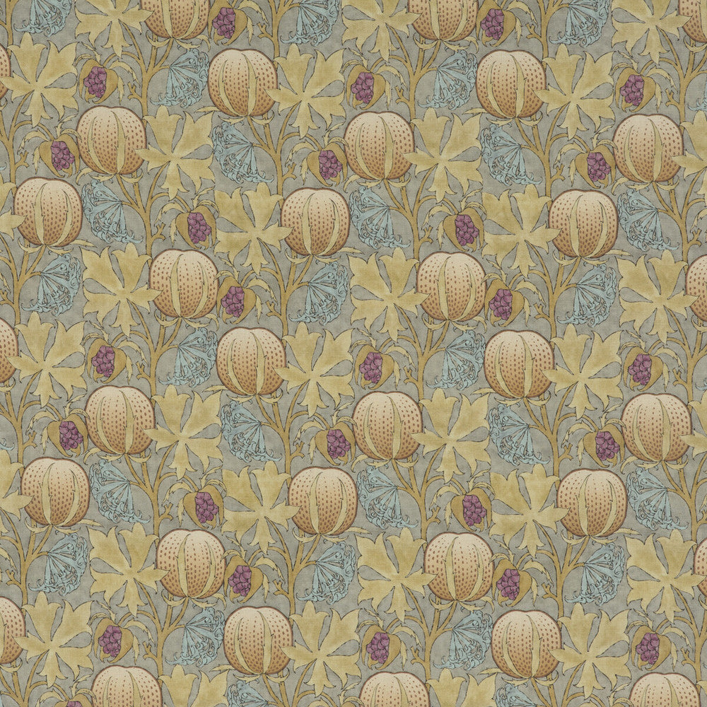 Pumpkins Teal by G P & J Baker Fabric ORIGINALS V VISCOSE - 85%;LINEN - 15% United Kingdom HEAVY Horizontal: 14.184 and Vertical: 13.396 53.978 - Fabric Carolina -
