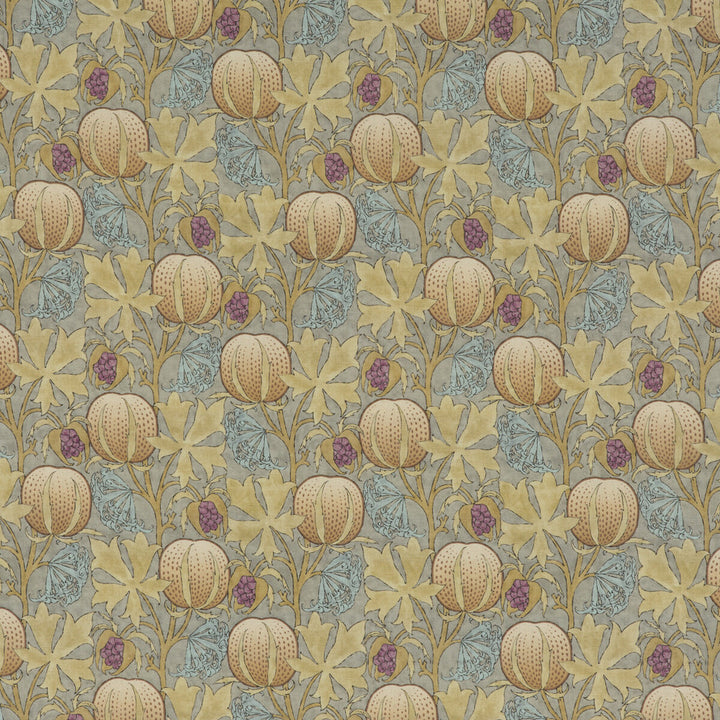 Pumpkins Teal by G P & J Baker Fabric ORIGINALS V VISCOSE - 85%;LINEN - 15% United Kingdom HEAVY Horizontal: 14.184 and Vertical: 13.396 53.978 - Fabric Carolina -
