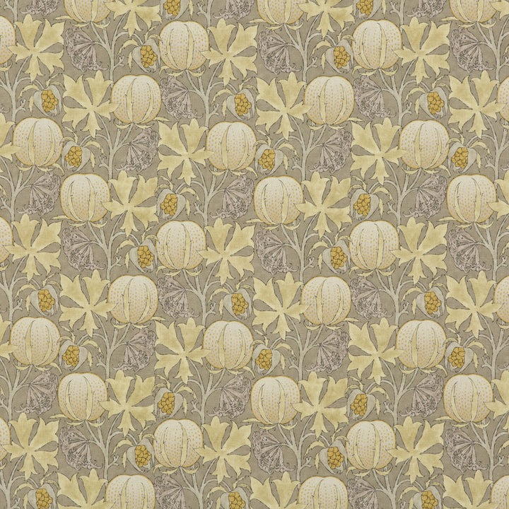 Pumpkins Grey/Ochre by G P & J Baker Fabric ORIGINALS V VISCOSE - 85%;LINEN - 15% United Kingdom HEAVY Horizontal: 14.184 and Vertical: 13.396 53.978 - Fabric Carolina -