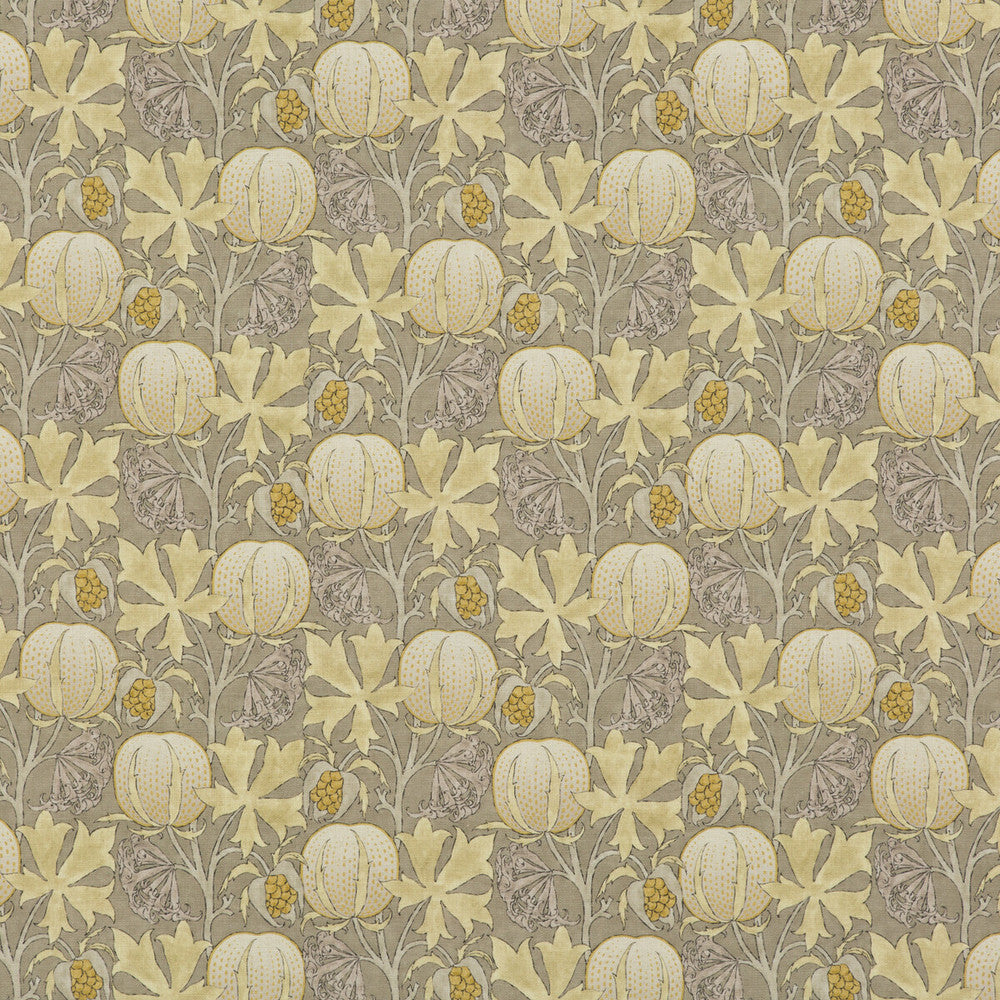 Pumpkins Grey/Ochre by G P & J Baker Fabric G P & J Baker Fabric Pumpkins Grey/OchreFabric ORIGINALS V VISCOSE - 85%;LINEN - 15% United Kingdom </p><p>Repeat: H: 14.184, V: 13.396 53.978 - Fabric Carolina -
