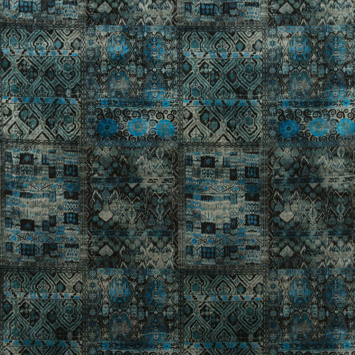 Rio Indigo by G P & J Baker Fabric RIO VELVETS VISCOSE - 55%;COTTON - 45% Italy HEAVY Horizontal: 26.792 and Vertical: 36.248 53.584 - Fabric Carolina -