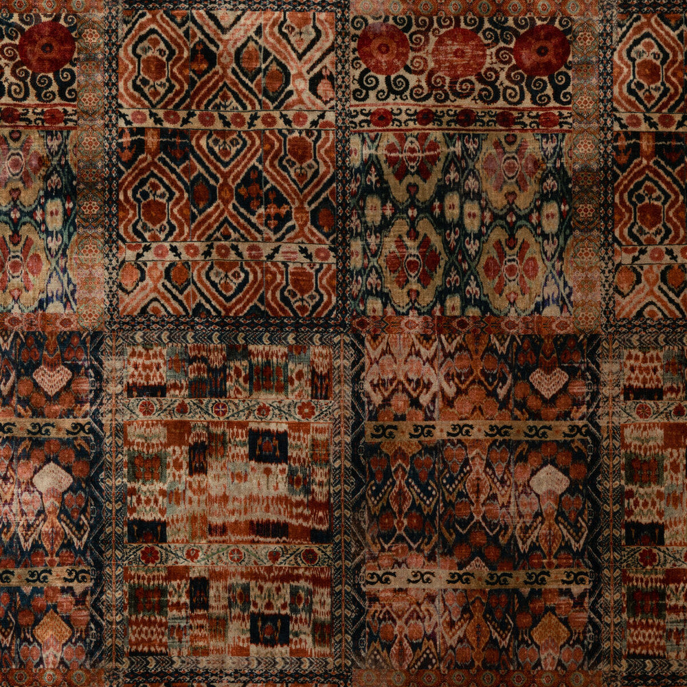 Rio Sienna by G P & J Baker Designer Fabric SIGNATURE VELVETS VISCOSE - 55%;COTTON - 45% Italy HEAVY Horizontal: 26.792 and Vertical: 36.248 53.584 - Swanky Fabrics -