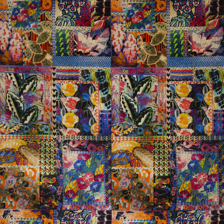 Barcelona Multi by G P & J Baker Fabric G P & J Baker Fabric Barcelona MultiFabric RIO VELVETS VISCOSE - 55%;COTTON - 45% Italy </p><p>Repeat: H: 26.792, V: 52.008 53.584 - Fabric Carolina -