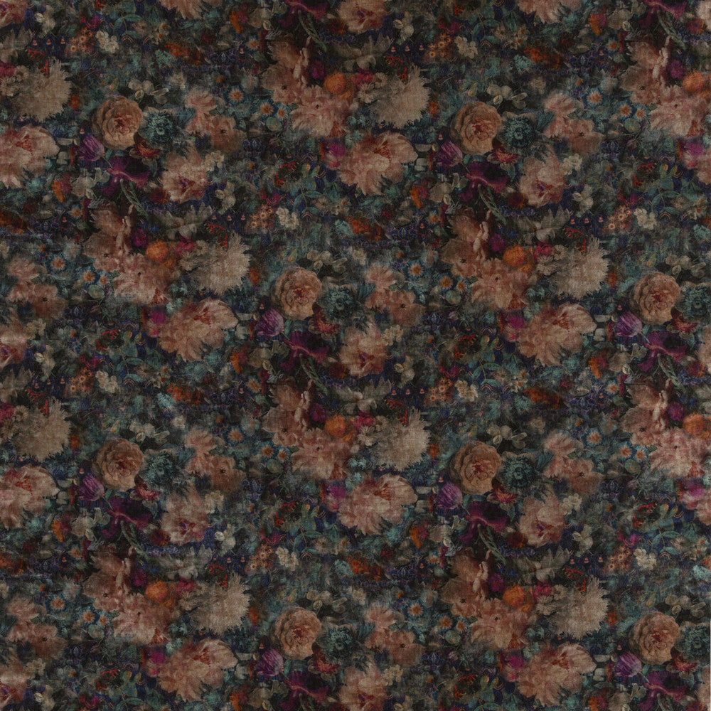 Royal Garden Velvet Jewel by G P & J Baker Fabric HISTORIC ROYAL PALACES VISCOSE - 55%;COTTON - 45% Italy HEAVY Horizontal: 27.186 and Vertical: 25.216 53.978 - Fabric Carolina -