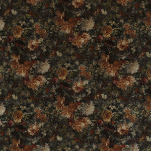 Royal Garden Velvet Amber/Jade by G P & J Baker Fabric