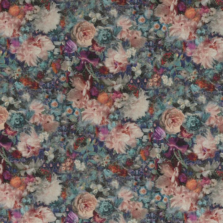 Royal Garden Linen Jewel by G P & J Baker Fabric HISTORIC ROYAL PALACES COTTON - 46%;VISCOSE - 36%;LINEN - 18% Italy - Horizontal: 27.974 and Vertical: 27.58 55.948 - Fabric Carolina -