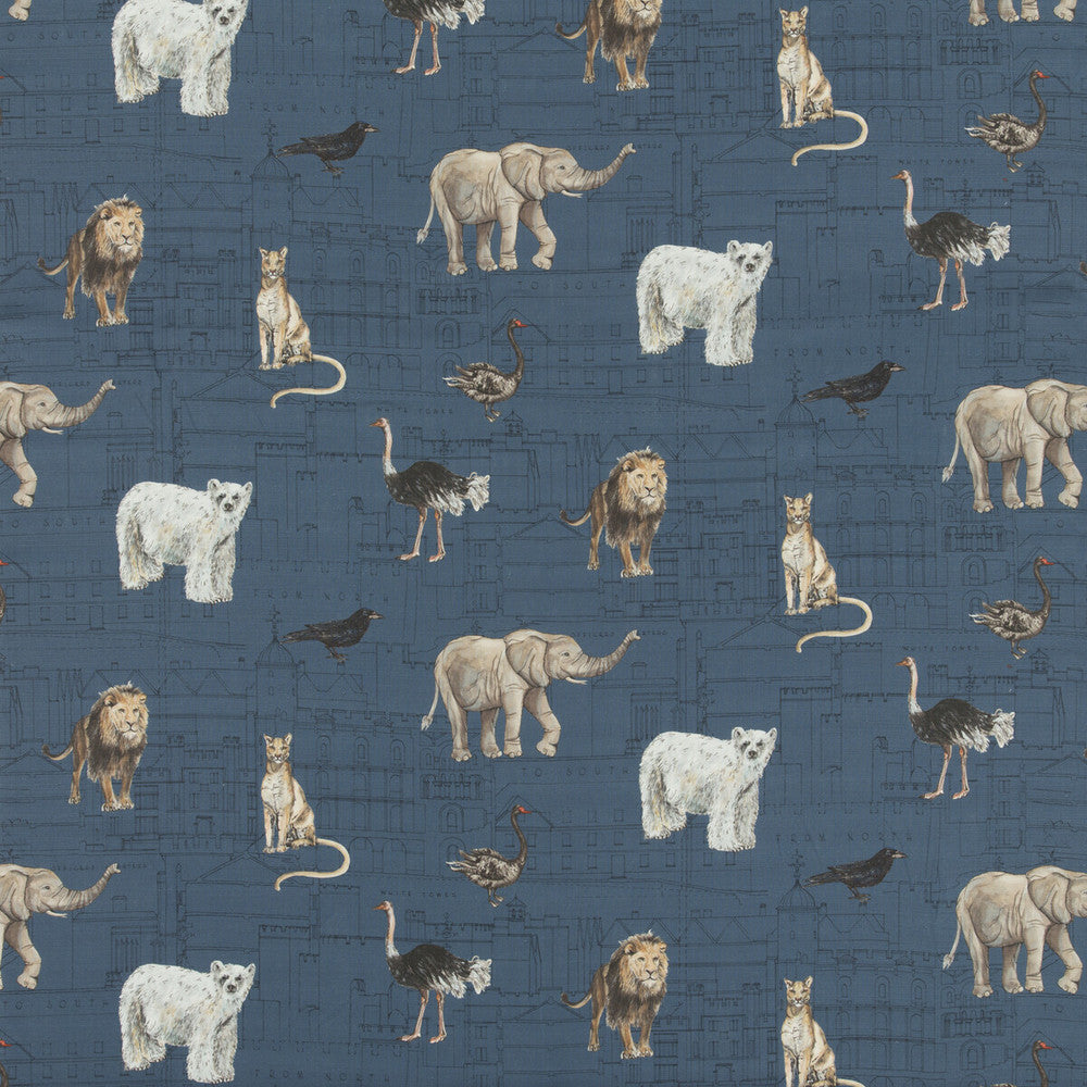 Royal Beasts Linen Sapphire by G P & J Baker Fabric G P & J Baker Fabric Royal Beasts Linen SapphireFabric HISTORIC ROYAL PALACES LINEN - 100% Austria </p><p>Repeat: H: 54.766, V: 25.216 54.766 - Fabric Carolina -