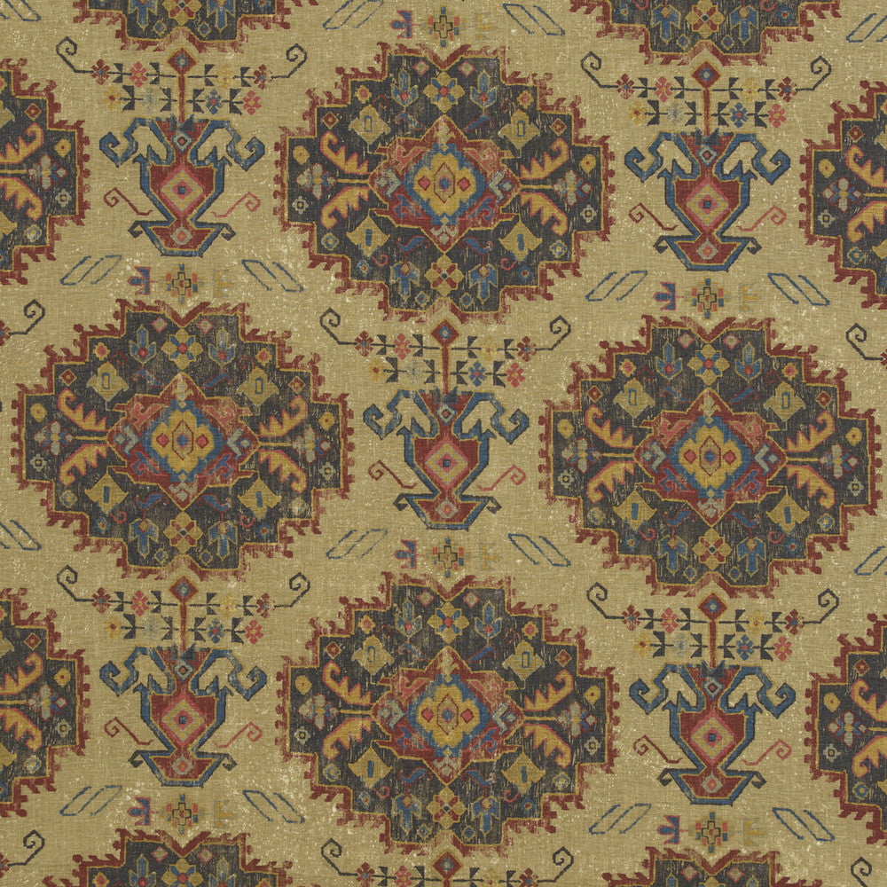 Samarkand Spice by G P & J Baker Fabric EAST TO WEST LINEN - 100% India Horizontal: 26.004 and Vertical: 26.398 52.008 - Fabric Carolina -