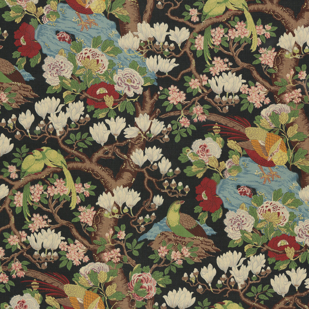 Rockbird Signature Indigo by G P & J Baker Fabric SIGNATURE PRINTS LINEN - 100% Thailand MEDIUM Horizontal: 48.068 and Vertical: 40.976 48.068 - Fabric Carolina -