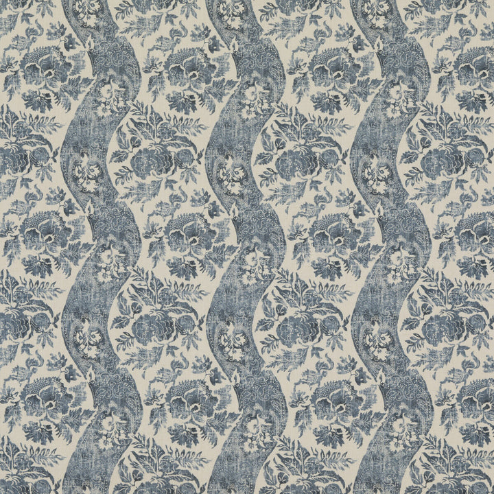 Caldbeck Indigo/Linen by G P & J Baker Fabric SIGNATURE PRINTS LINEN - 100% Thailand MEDIUM Horizontal: 13.002 and Vertical: 14.972 52.008 - Fabric Carolina -