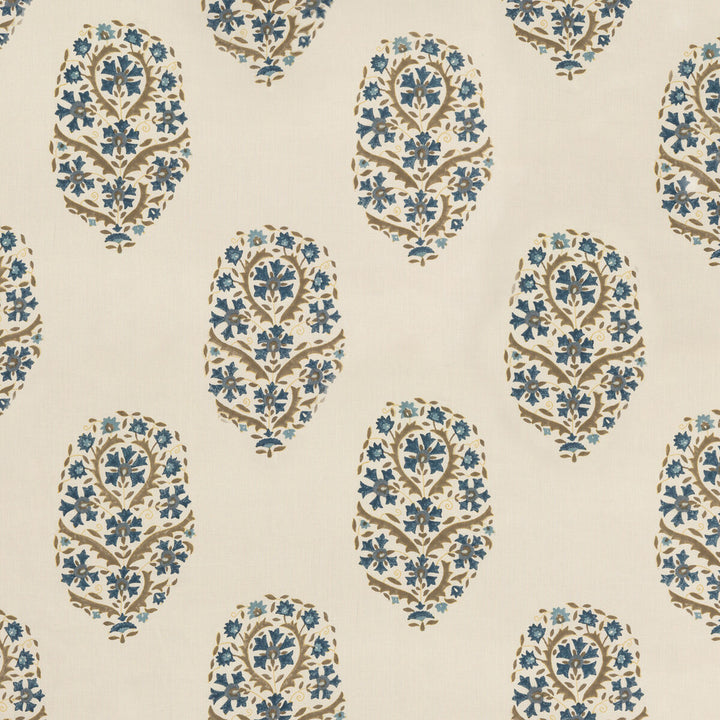 Aydon Indigo by G P & J Baker Fabric ARTISAN II LINEN - 90%;POLYESTER - 10% India - Horizontal: 17.336 and Vertical: 21.67 52.008 - Fabric Carolina -