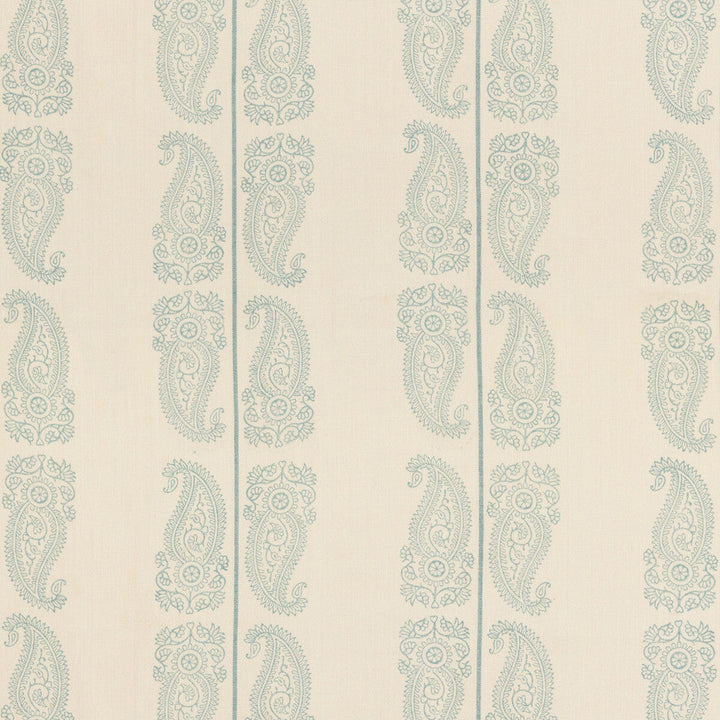 Cromer Paisley Aqua by G P & J Baker Fabric G P & J Baker Fabric Cromer Paisley AquaFabric ARTISAN II LINEN - 70%;COTTON - 30% India </p><p>Repeat: H: 12.608, V: 16.942 50.432 - Fabric Carolina -