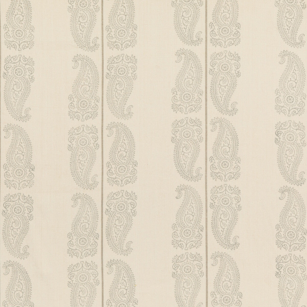 Cromer Paisley Dove by G P & J Baker Fabric ARTISAN II LINEN - 70%;COTTON - 30% India MEDIUM Horizontal: 12.608 and Vertical: 16.942 50.432 - Fabric Carolina -