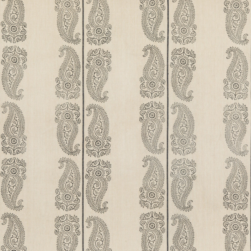 Cromer Paisley Charcoal by G P & J Baker Fabric G P & J Baker Fabric Cromer Paisley CharcoalFabric ARTISAN II LINEN - 70%;COTTON - 30% India </p><p>Repeat: H: 12.608, V: 16.942 50.432 - Fabric Carolina -