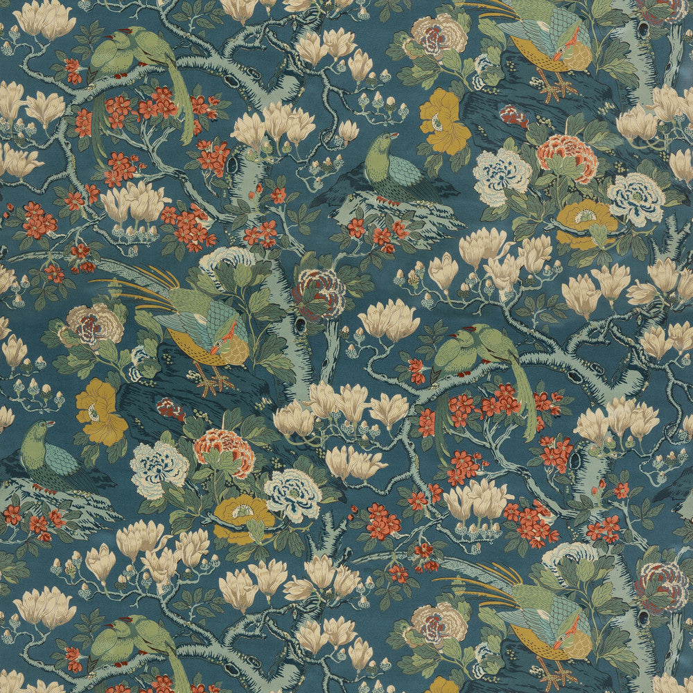 Rockbird Velvet Teal by G P & J Baker Fabric G P & J Baker Fabric Rockbird Velvet TealFabric SIGNATURE VELVETS COTTON - 90%;POLYESTER - 10% Thailand </p><p>Repeat: H: 47.28, V: 40.582 47.28 - Fabric Carolina -