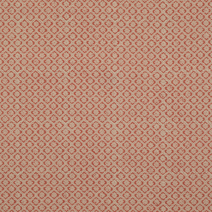 Indus Flower Red by G P & J Baker Fabric COROMANDEL SMALL PRINTS LINEN - 100% India Horizontal: 1.576 and Vertical: 1.576 52.008 - Fabric Carolina -