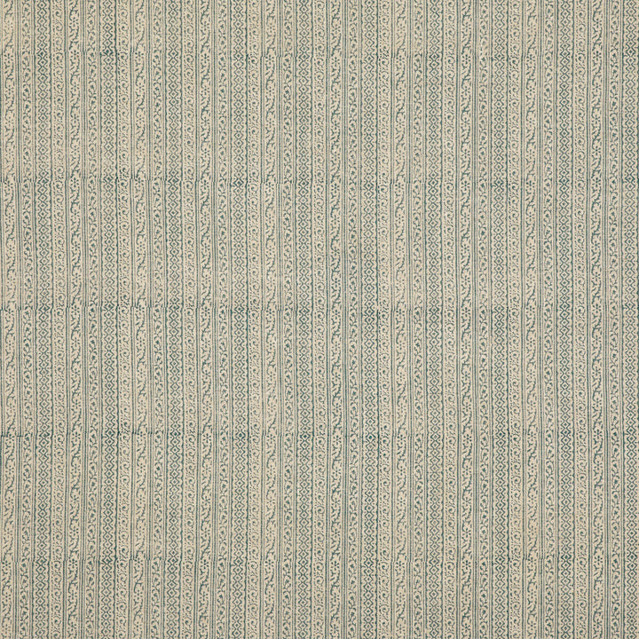 Cherbury Blue by G P & J Baker Designer Fabric COROMANDEL SMALL PRINTS LINEN - 100% India - Horizontal: 2.955 and Vertical: 5.91 53.978 - Swanky Fabrics -