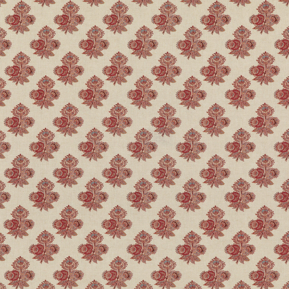 Poppy Paisley Red by G P & J Baker Fabric G P & J Baker Fabric Poppy Paisley RedFabric COROMANDEL SMALL PRINTS VISCOSE - 82%;LINEN - 18% United Kingdom </p><p>Repeat: H: 5.4372, V: 5.91 54.372 - Fabric Carolina -