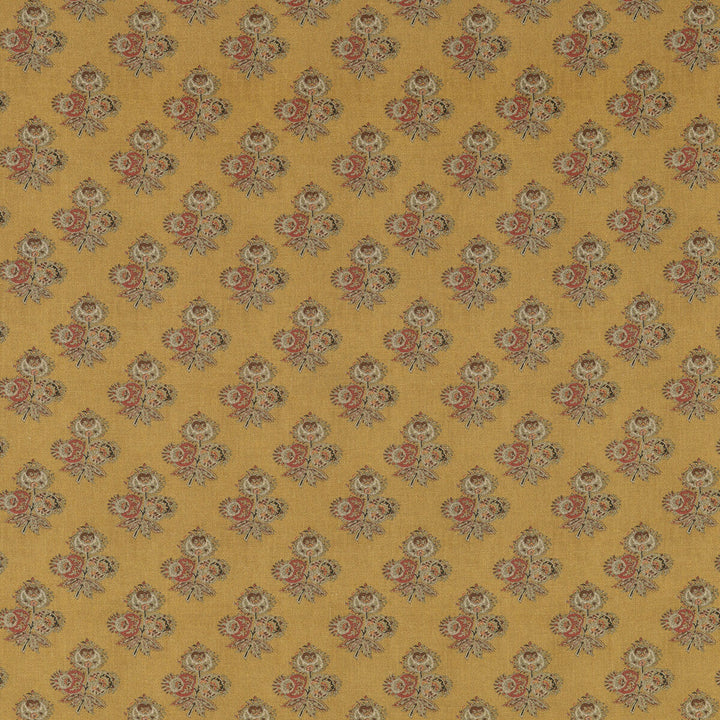 Poppy Paisley Ochre by G P & J Baker Designer Fabric COROMANDEL SMALL PRINTS VISCOSE - 82%;LINEN - 18% United Kingdom - Horizontal: 5.4372 and Vertical: 5.91 54.372 - Swanky Fabrics -