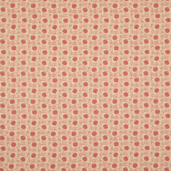 Seed Pod Red by G P & J Baker Designer Fabric COROMANDEL SMALL PRINTS VISCOSE - 67%;LINEN - 33% United Kingdom - Horizontal: 3.8612 and Vertical: 5.91 54.372 - Swanky Fabrics -