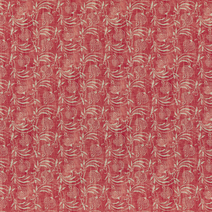 Pomegranate Red by G P & J Baker Designer Fabric COROMANDEL SMALL PRINTS VISCOSE - 67%;LINEN - 33% United Kingdom Horizontal: 7.7618 and Vertical: 17.336 54.372 - Swanky Fabrics -