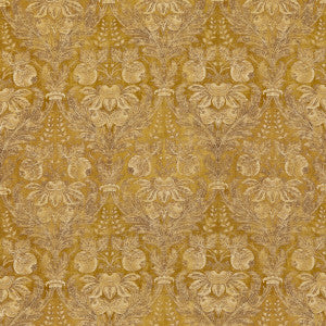 Lapura Damask Ochre by G P & J Baker Fabric