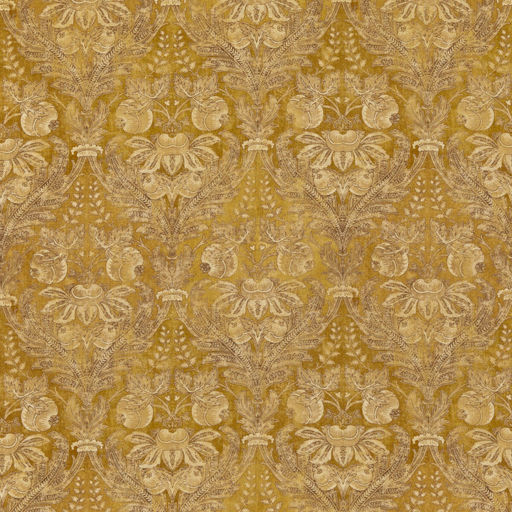 Lapura Damask Ochre by G P & J Baker Fabric COROMANDEL VISCOSE - 82%;LINEN - 18% United Kingdom - Horizontal: 26.989 and Vertical: 23.246 53.978 - Fabric Carolina -