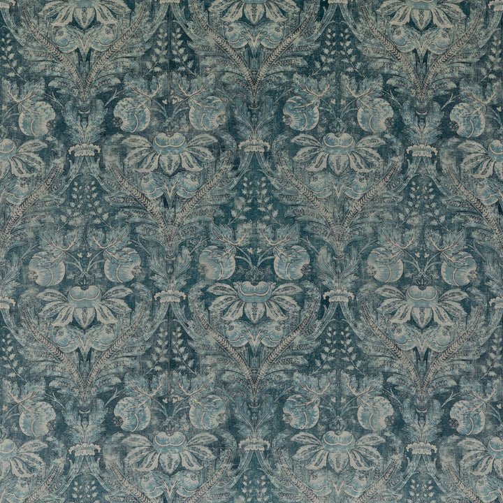 Lapura Velvet Blue by G P & J Baker Fabric COROMANDEL COTTON - 56%;LINEN - 44% United Kingdom Horizontal: 13.002 and Vertical: 23.246 52.008 - Fabric Carolina -