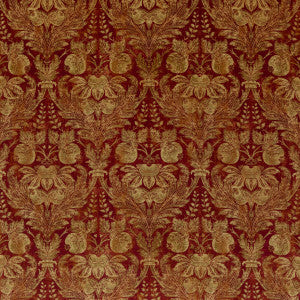 Lapura Velvet Indian Red by G P & J Baker Fabric