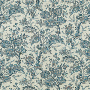 Jewel Indienne Blue/Sand by G P & J Baker Fabric