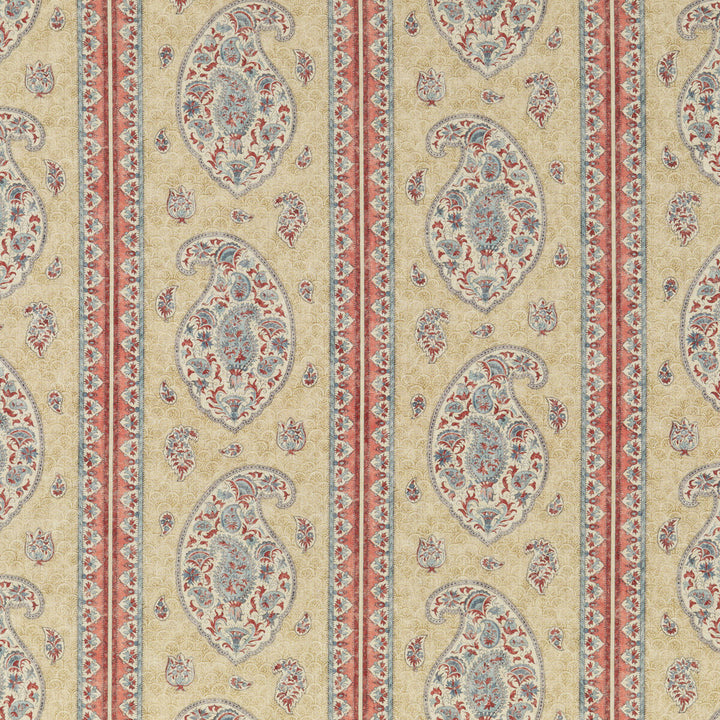 Coromandel Red/Blue by G P & J Baker Fabric COROMANDEL LINEN - 100% United Kingdom Horizontal: 13.593 and Vertical: 24.822 54.372 - Fabric Carolina -