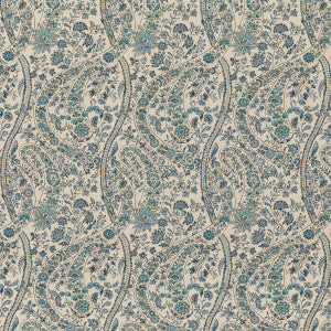 Bukhara Paisley Blue by G P & J Baker Fabric