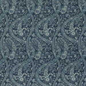 Bukhara Paisley Indigo by G P & J Baker Fabric