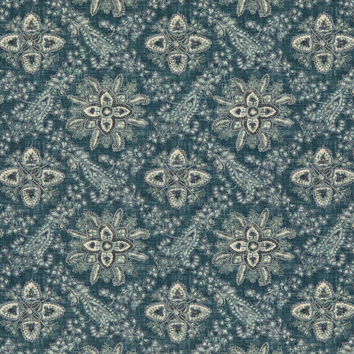 Cashmira Blue by G P & J Baker Fabric COROMANDEL VISCOSE - 82%;LINEN - 18% United Kingdom Horizontal: 13.593 and Vertical: 12.608 54.372 - Fabric Carolina -