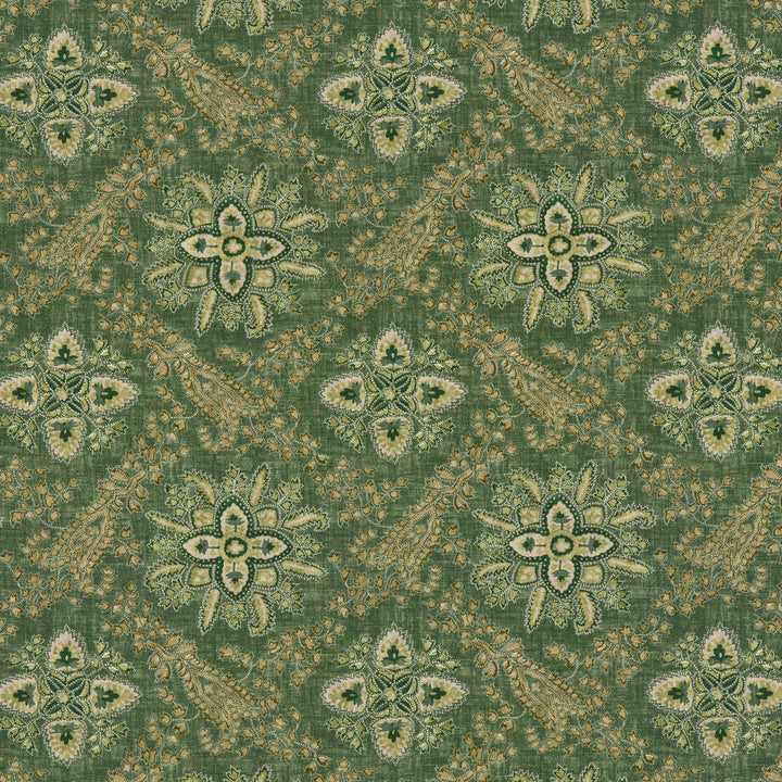 Cashmira Emerald by G P & J Baker Designer Fabric COROMANDEL VISCOSE - 82%;LINEN - 18% United Kingdom - Horizontal: 13.593 and Vertical: 12.608 54.372 - Swanky Fabrics -
